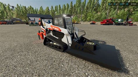 bobcat skid steer simulator|fs22 bobcat mods.